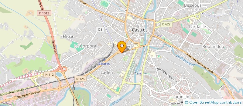 localisation de l'entreprise MONSIEUR LUCAS ZITOUNI  CASTRES