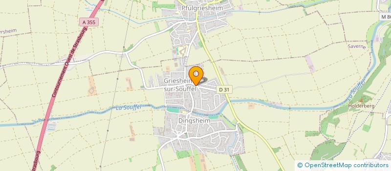 localisation de l'entreprise MONSIEUR LUCAS ZORILLA-SARRIA  GRIESHEIM-SUR-SOUFFEL