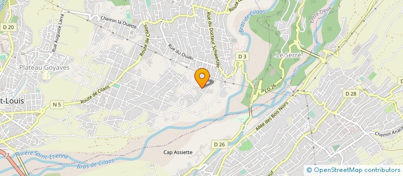 localisation de l'entreprise MONSIEUR LUCAY DEURVEILHER  SAINT-LOUIS