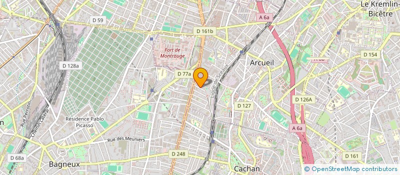 localisation de l'entreprise MONSIEUR LUCCA GUARDIOLA à ARCUEIL