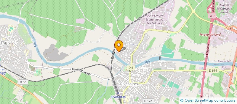 localisation de l'entreprise MONSIEUR LUCCAS MARTIIN  RIVESALTES