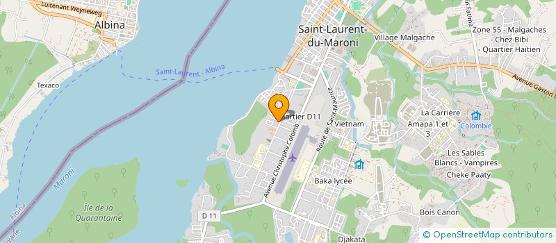localisation de l'entreprise MONSIEUR LUCCENE PIERRE à SAINT-LAURENT-DU-MARONI