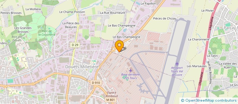 localisation de l'entreprise MONSIEUR LUCCIANO LAMBERGER  PARCAY-MESLAY