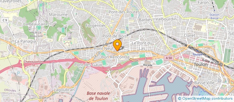 localisation de l'entreprise MONSIEUR LUCCIANO MOUGNIBAS  TOULON