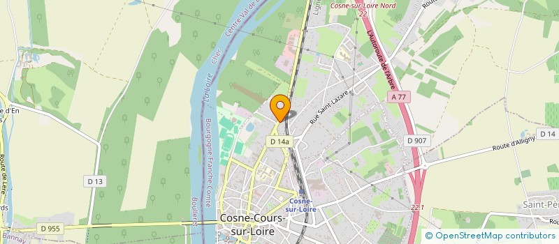 localisation de l'entreprise MONSIEUR LUCCIO PALTANI à COSNE-COURS-SUR-LOIRE