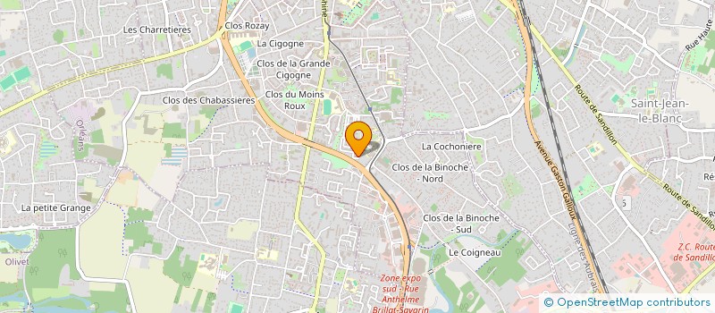 localisation de l'entreprise MONSIEUR LUCELIO DIAS DOS SANTOS  ORLEANS