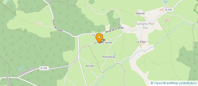localisation de l'entreprise MONSIEUR LUCETTE DESPINET à SAVIGNY-POIL-FOL