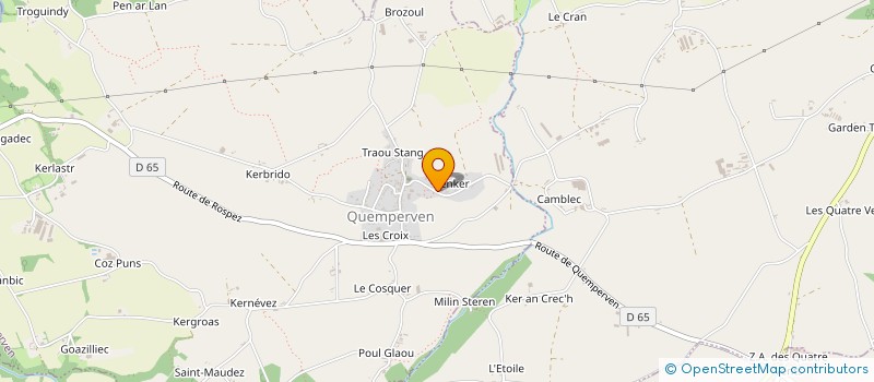 localisation de l'entreprise MONSIEUR LUCHO SMIT  QUEMPERVEN