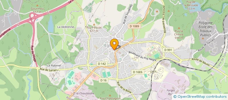 localisation de l'entreprise MONSIEUR LUCIAN CANTUR  EGLETONS