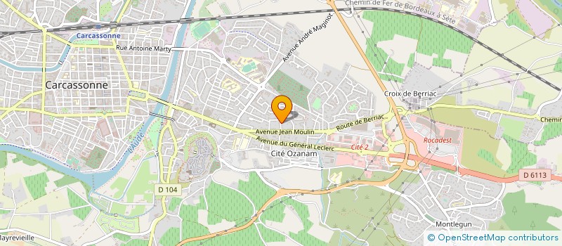 localisation de l'entreprise MONSIEUR LUCIAN GRIGORE TAPASZTO  CARCASSONNE