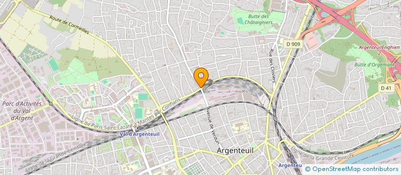 localisation de l'entreprise MONSIEUR LUCIAN IONEL  ARGENTEUIL