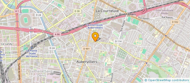 localisation de l'entreprise MONSIEUR LUCIAN-IULIAN STEPAN à LA COURNEUVE