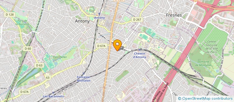 localisation de l'entreprise MONSIEUR LUCIAN LAURENTIU GAINA à ANTONY