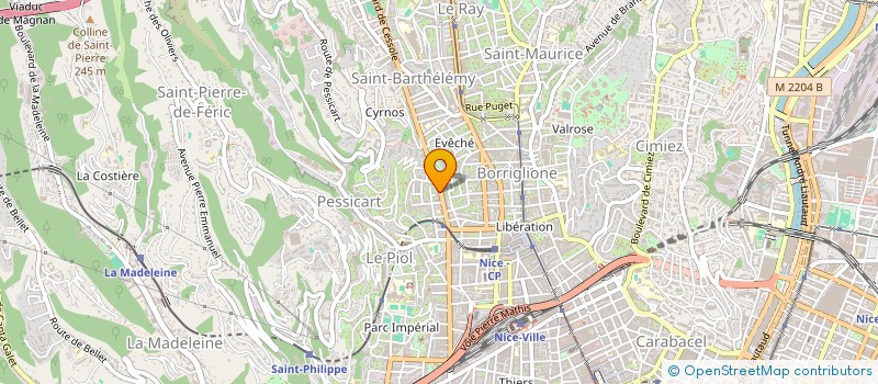 localisation de l'entreprise MONSIEUR LUCIAN MARUNTU à NICE