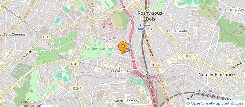 localisation de l'entreprise MONSIEUR LUCIAN PAPUCA  MONTREUIL