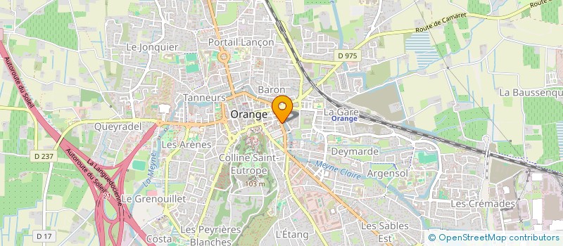 localisation de l'entreprise MONSIEUR LUCIAN PETRUSE à ORANGE