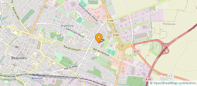 localisation de l'entreprise MONSIEUR LUCIANNO DESMELLIERS  BEAUVAIS