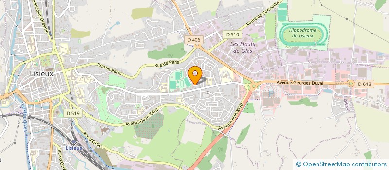 localisation de l'entreprise MONSIEUR LUCIANNO DESVEAUX  LISIEUX