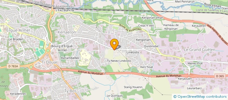 localisation de l'entreprise MONSIEUR LUCIANO BOIVIN à QUIMPER