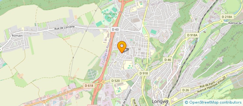 localisation de l'entreprise MONSIEUR LUCIANO CEDRINI à LONGWY
