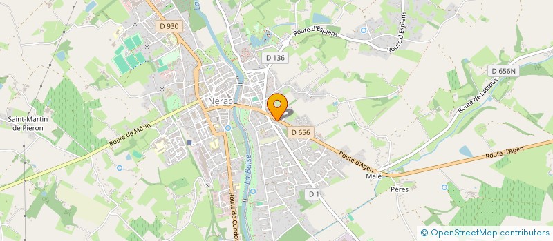 localisation de l'entreprise MONSIEUR LUCIANO CHADRU  NERAC