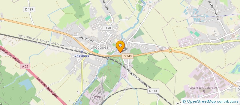 localisation de l'entreprise MONSIEUR LUCIANO CLOFULLIA  CHOCQUES