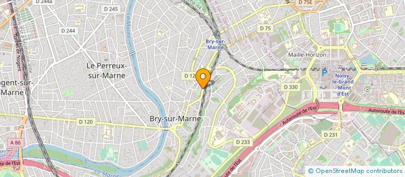 localisation de l'entreprise MONSIEUR LUCIANO CRUZ à BRY-SUR-MARNE