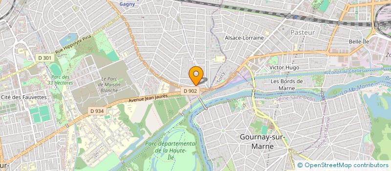 localisation de l'entreprise MONSIEUR LUCIANO DA SILVA PAIXAO à GAGNY