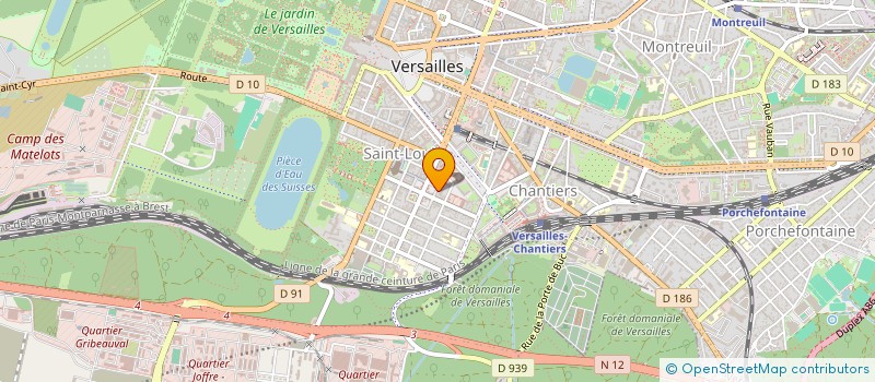 localisation de l'entreprise MONSIEUR LUCIANO DAMBACH à VERSAILLES