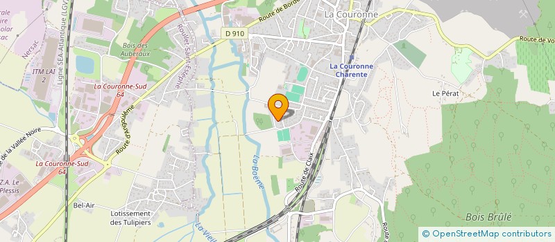 localisation de l'entreprise MONSIEUR LUCIANO DE GENNARO  GENSAC-LA-PALLUE