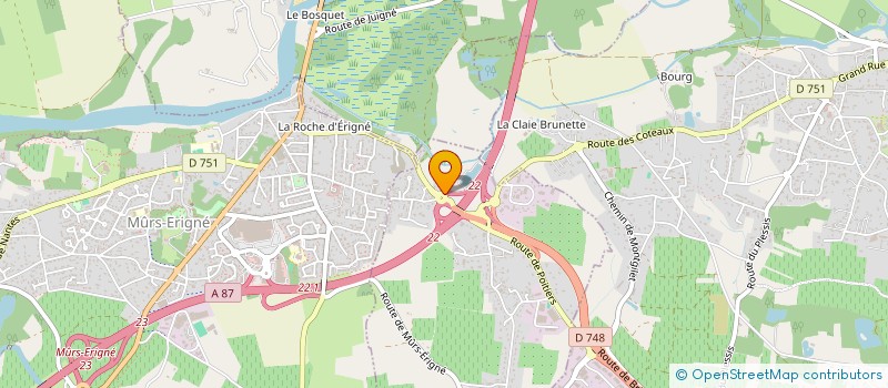 localisation de l'entreprise MONSIEUR LUCIANO DEBARD  SAINT-MELAINE-SUR-AUBANCE