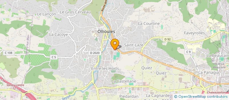 localisation de l'entreprise MONSIEUR LUCIANO DI BELLA à OLLIOULES