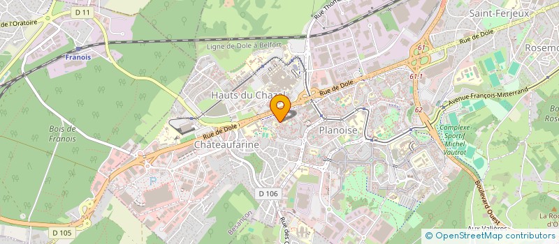 localisation de l'entreprise MONSIEUR LUCIANO DIAMPAMBA à BESANCON