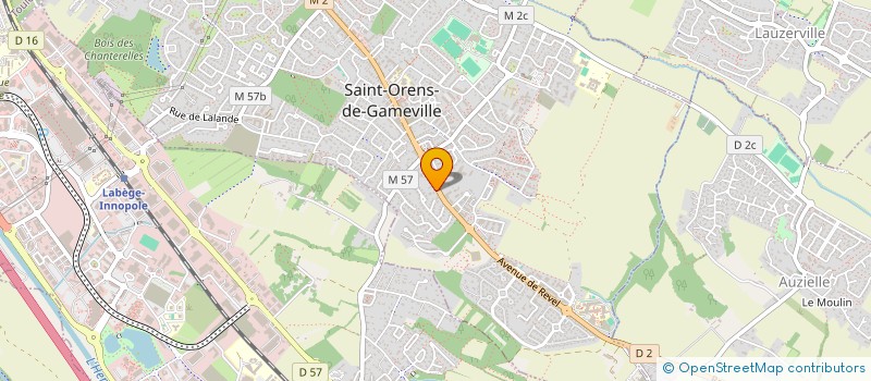 localisation de l'entreprise MONSIEUR LUCIANO FERRARI à SAINT-ORENS-DE-GAMEVILLE