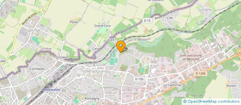 localisation de l'entreprise MONSIEUR LUCIANO FRIGENTI  VILLE-LA-GRAND