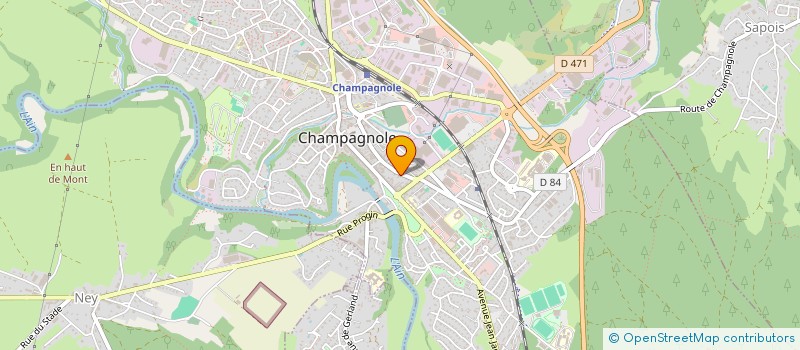 localisation de l'entreprise MONSIEUR LUCIANO FUSARO à CHAMPAGNOLE