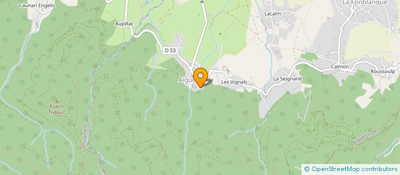 localisation de l'entreprise MONSIEUR LUCIANO GIMENEZ LUNA  AIGUEFONDE