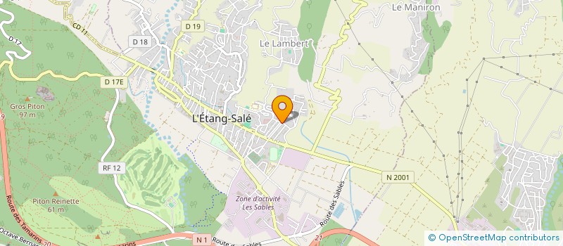 localisation de l'entreprise MONSIEUR LUCIANO JUSTINE à L'ETANG-SALE