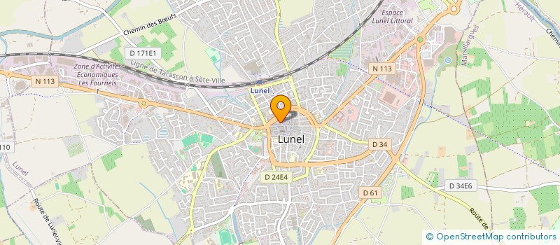 localisation de l'entreprise MONSIEUR LUCIANO KANCEL  LUNEL