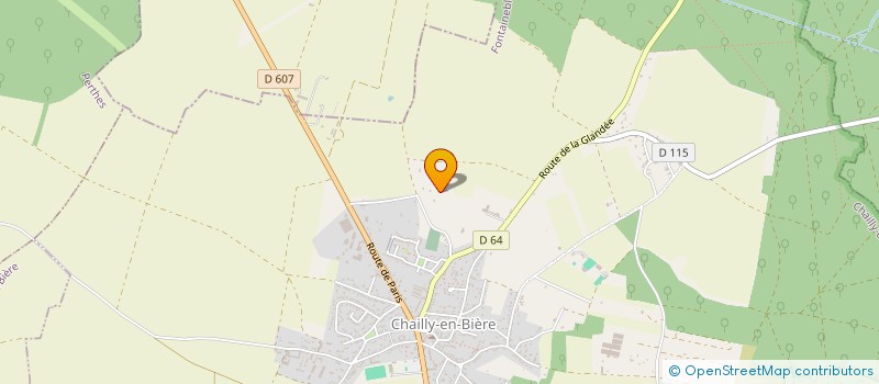 localisation de l'entreprise MONSIEUR LUCIANO LUCIO DA SILVA  CHAILLY-EN-BIERE