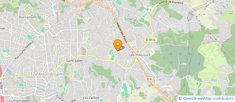 localisation de l'entreprise MONSIEUR LUCIANO MASTROIANNI  MARSEILLE