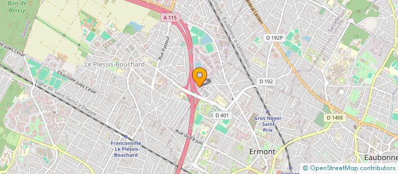 localisation de l'entreprise MONSIEUR LUCIANO OGGIANO à PLESSIS-BOUCHARD (LE)