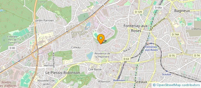 localisation de l'entreprise MONSIEUR LUCIANO OSELLA à FONTENAY-AUX-ROSES