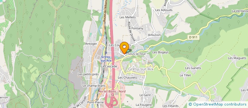 localisation de l'entreprise MONSIEUR LUCIANO PEREIRA GONCALVES  GRESY-SUR-AIX