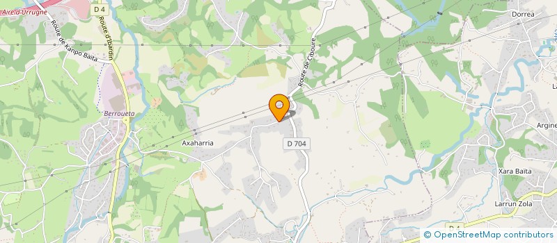 localisation de l'entreprise MONSIEUR LUCIANO PICCOLO  URRUGNE