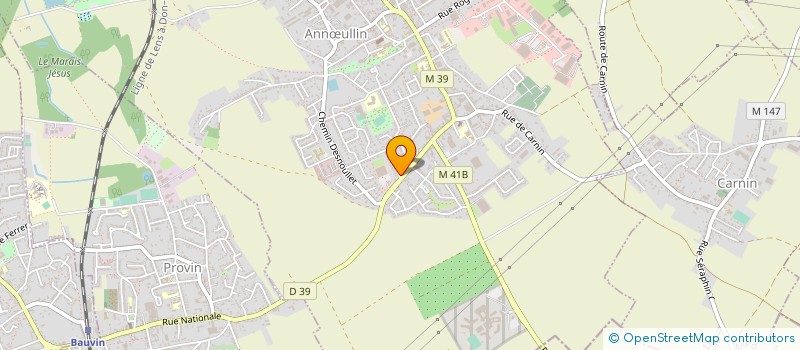 localisation de l'entreprise MONSIEUR LUCIANO STRACQUADANIO  ANNULLIN