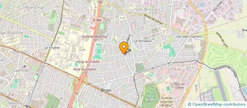 localisation de l'entreprise MONSIEUR LUCICA MACOVEI  BRON