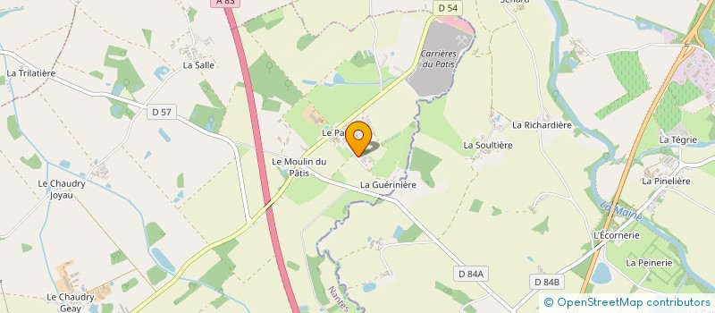 localisation de l'entreprise MONSIEUR LUCIE LALLEMENT  VIEILLEVIGNE