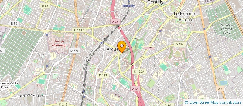 localisation de l'entreprise MONSIEUR LUCIE PHILIPPON à ARCUEIL