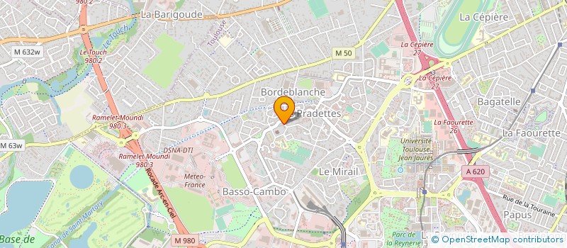 localisation de l'entreprise MONSIEUR LUCIEN ALLOMBERT-BLANC à TOULOUSE